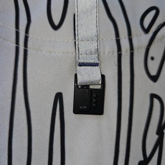 Jamie Sadock Polo Shirt Mens Large Black White Performance Casual Golf Stretch - Picture 12 of 14